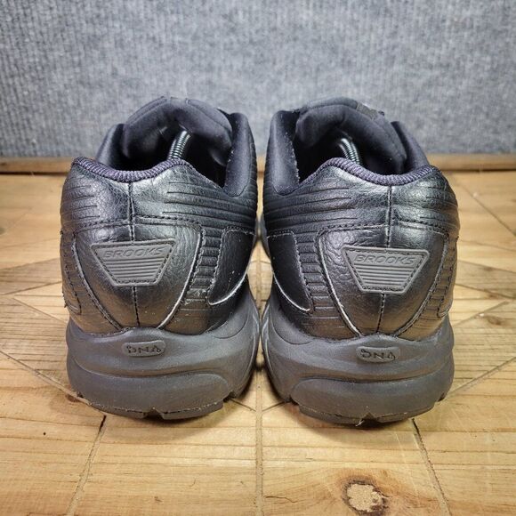 Brooks Addiction Walker Mens 13 Black Slip Resistant Strap Sneakers Shoes - Picture 6 of 11